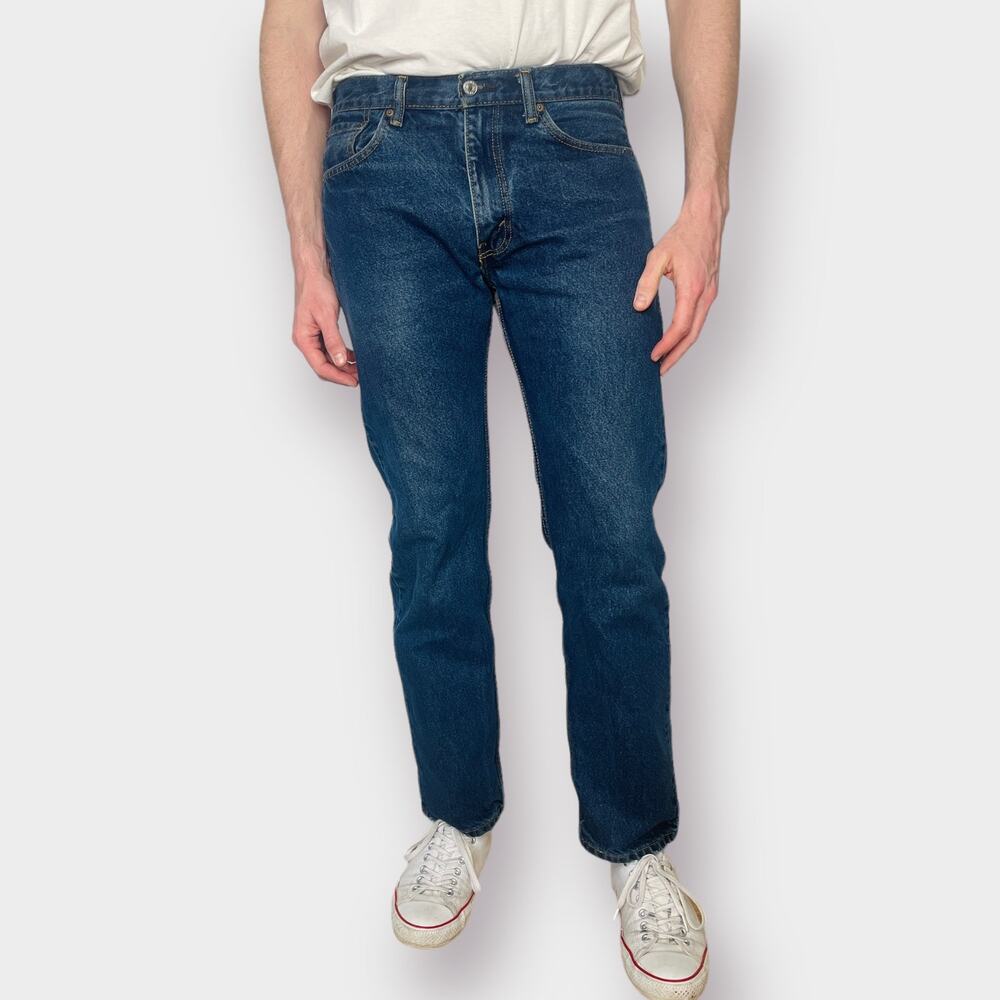Y2K Levis 505 Dark Wash Jeans‎ 33x32 - Picture 2 of 4